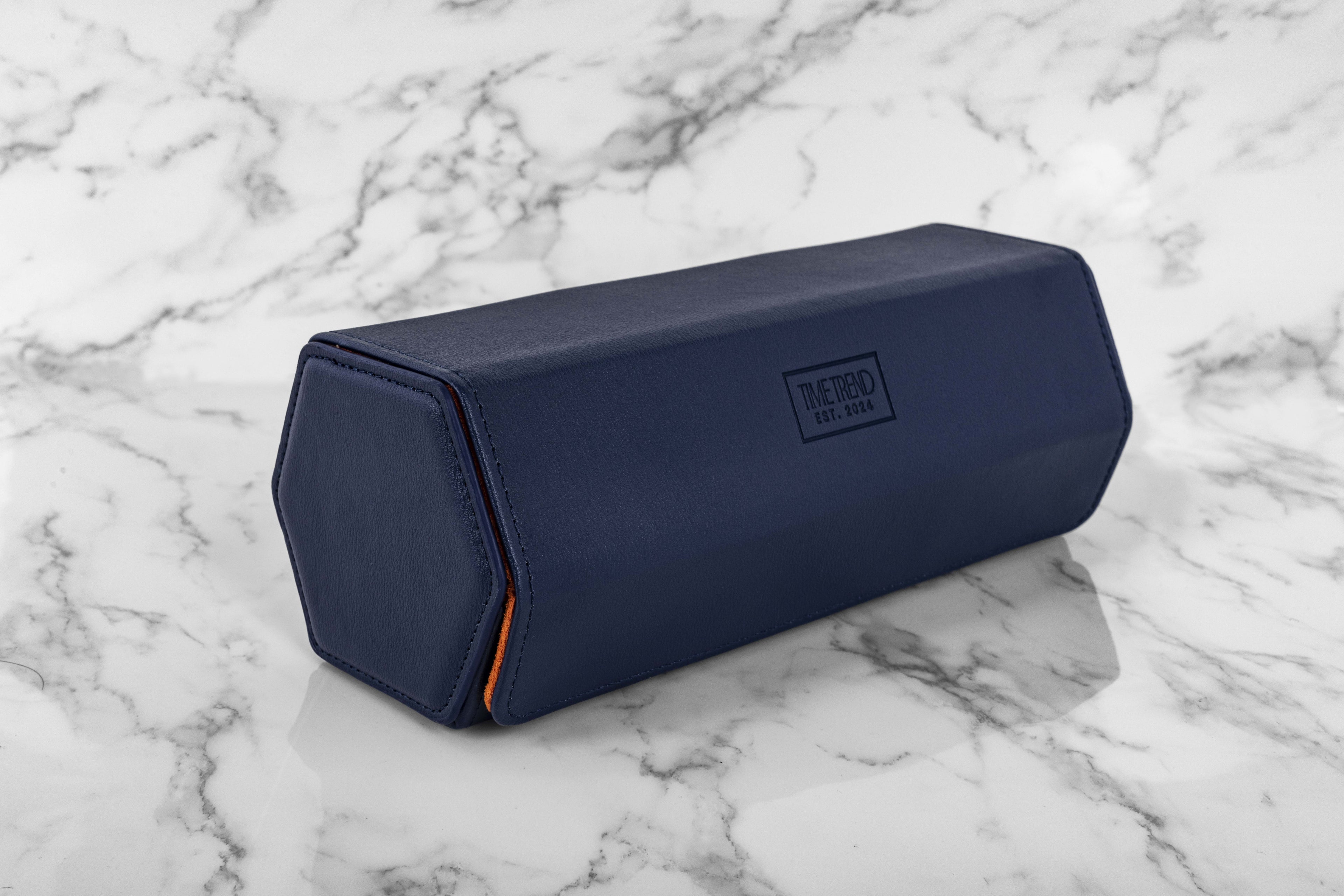 Navy & Tangerine - 3 Slots