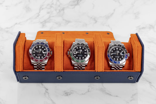 Navy x Tangerine - 3 Slots