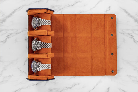 Navy x Tangerine - 3 Slots